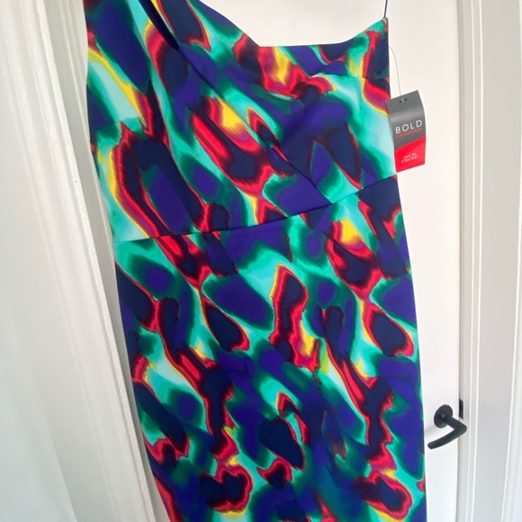 Women’s one shoulder midi dress - Picture 2 of 3